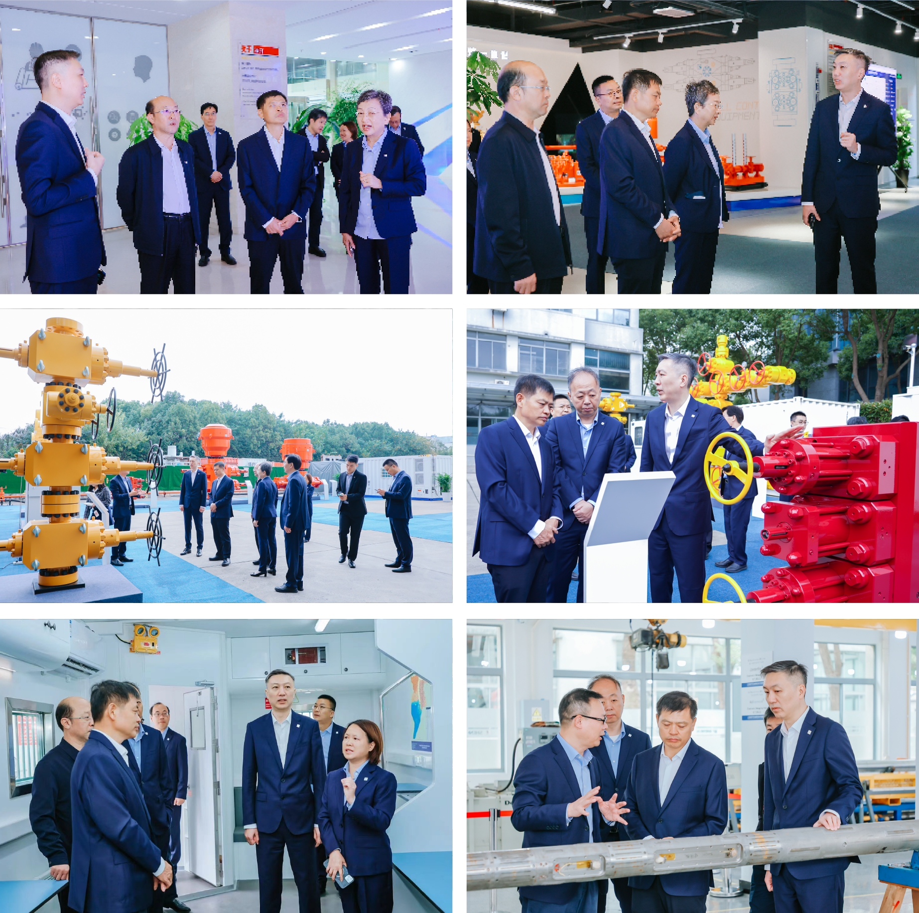 中國石化領(lǐng)導(dǎo)劉會友、張建闊一行蒞臨神開參觀考察(圖3)